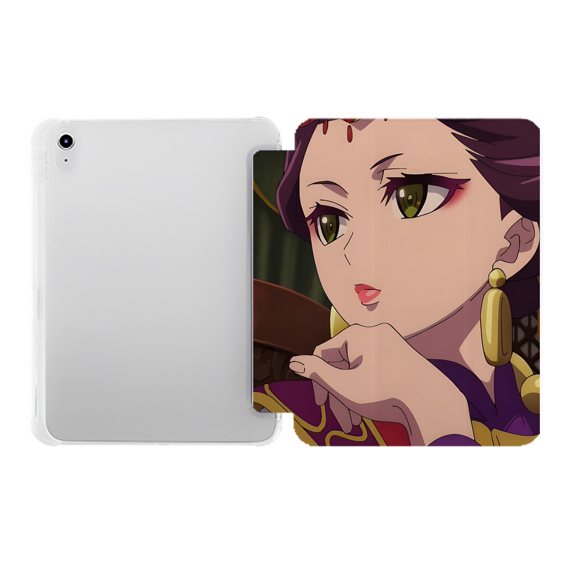 （画像用） 薬屋のひとりごと The Apothecary Diaries IPad ケース ペン収納付き 三つ折りスタンド PUレザー×シリコン 対応機種9.5/10.5/10.9インチ